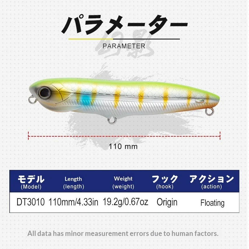 Long Cast Floating PVC Plastic ABS None Lure - view 3