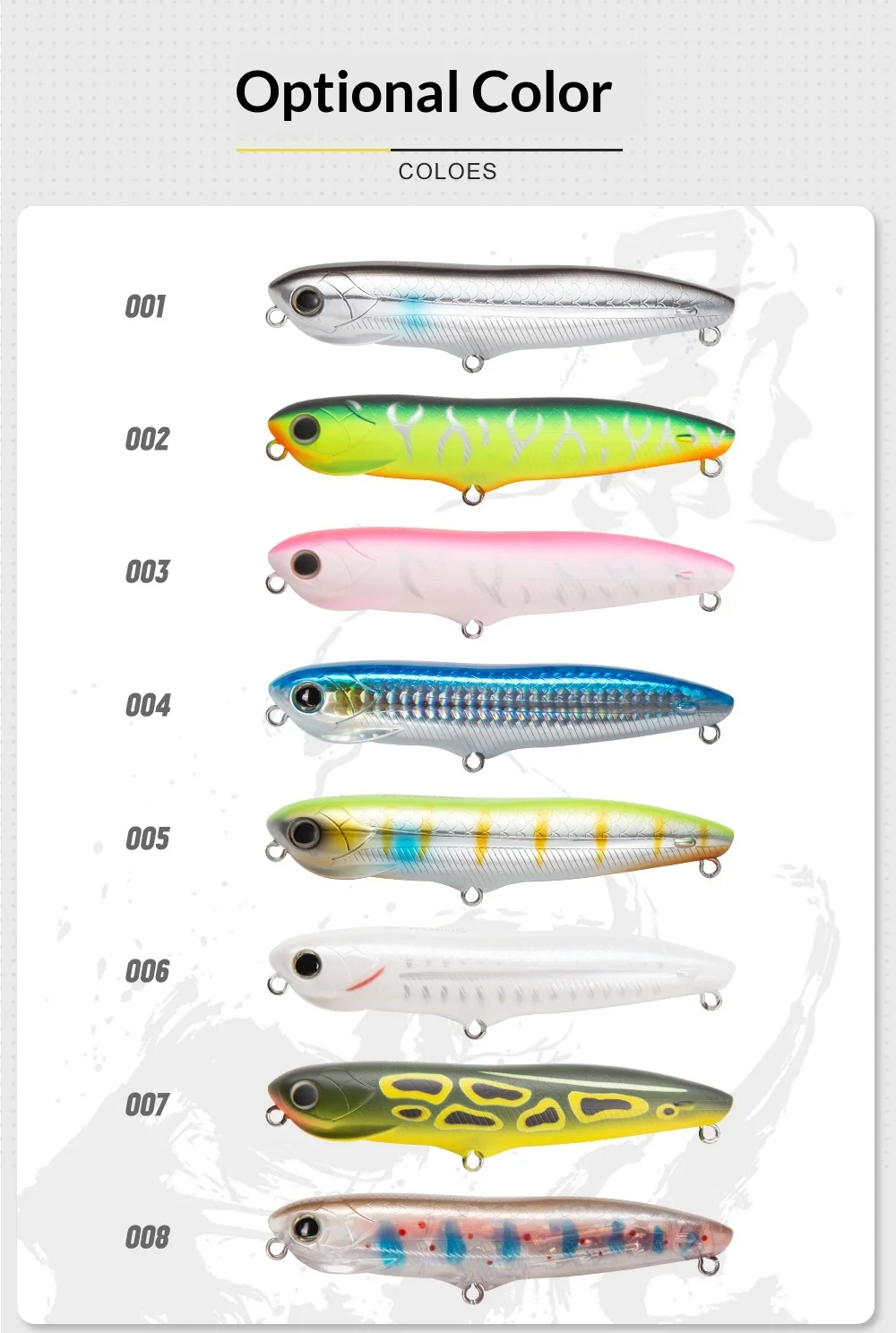 Long Cast Floating PVC Plastic ABS None Lure - view 6