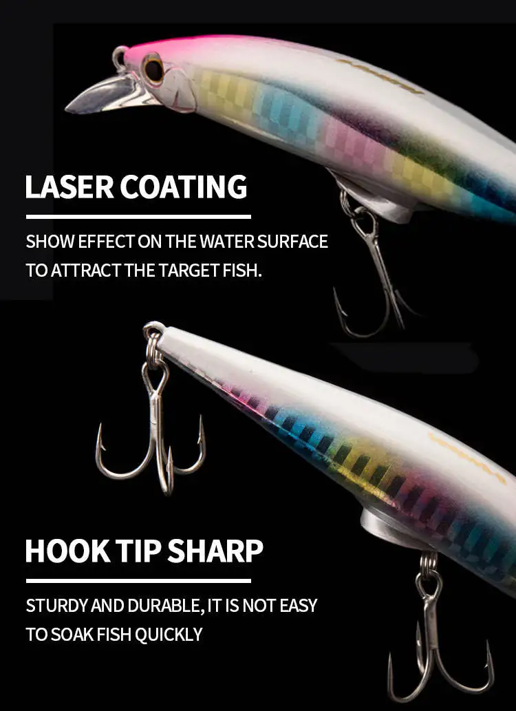 Tolure Printed ABS 92mm 40g 6 ABS Multi-Species Lure - view 4