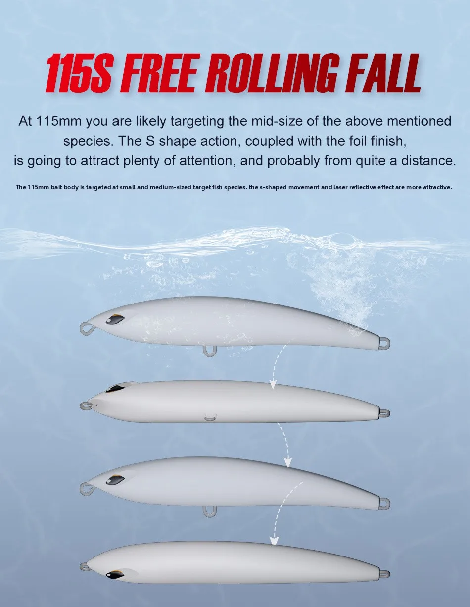 For Nobby ABS Submerged Pencil Hard ABS Lure - view 14