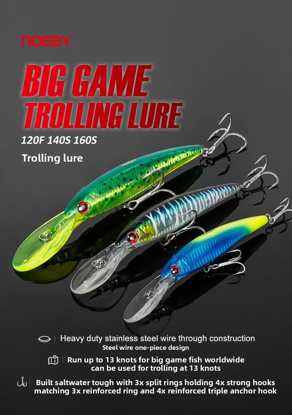 For Nobby ABS Long Tongue Plate ABS Lure - view 14