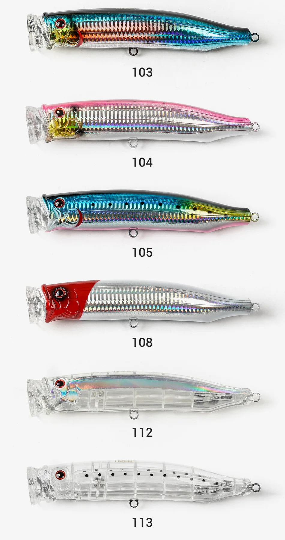 For Nobby 175mm73g ABS Topwater Popper ABS Lure - view 8