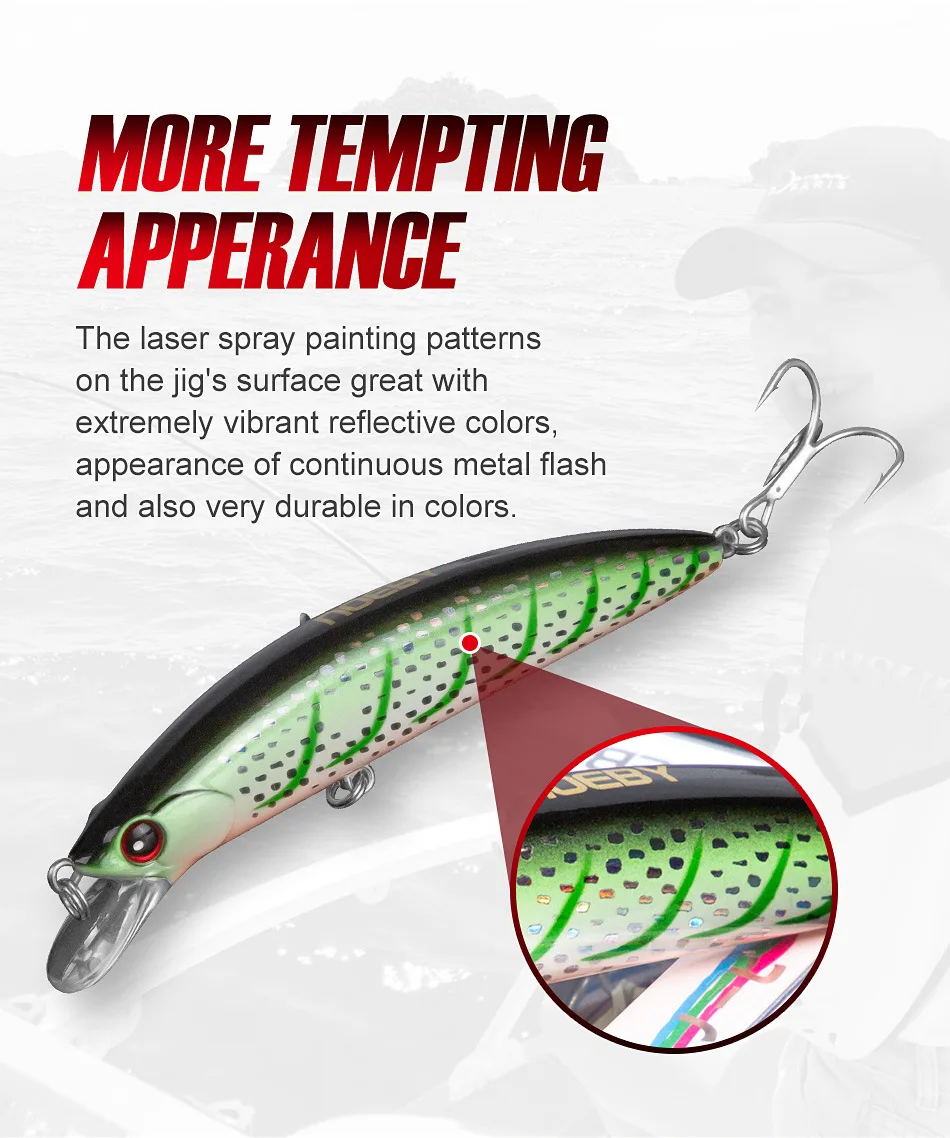 For Nobby Small Sherry Board Submerged ABS Lure - view 9