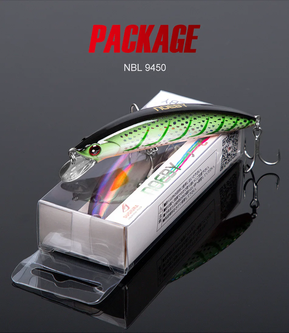 For Nobby Small Sherry Board Submerged ABS Lure - view 12