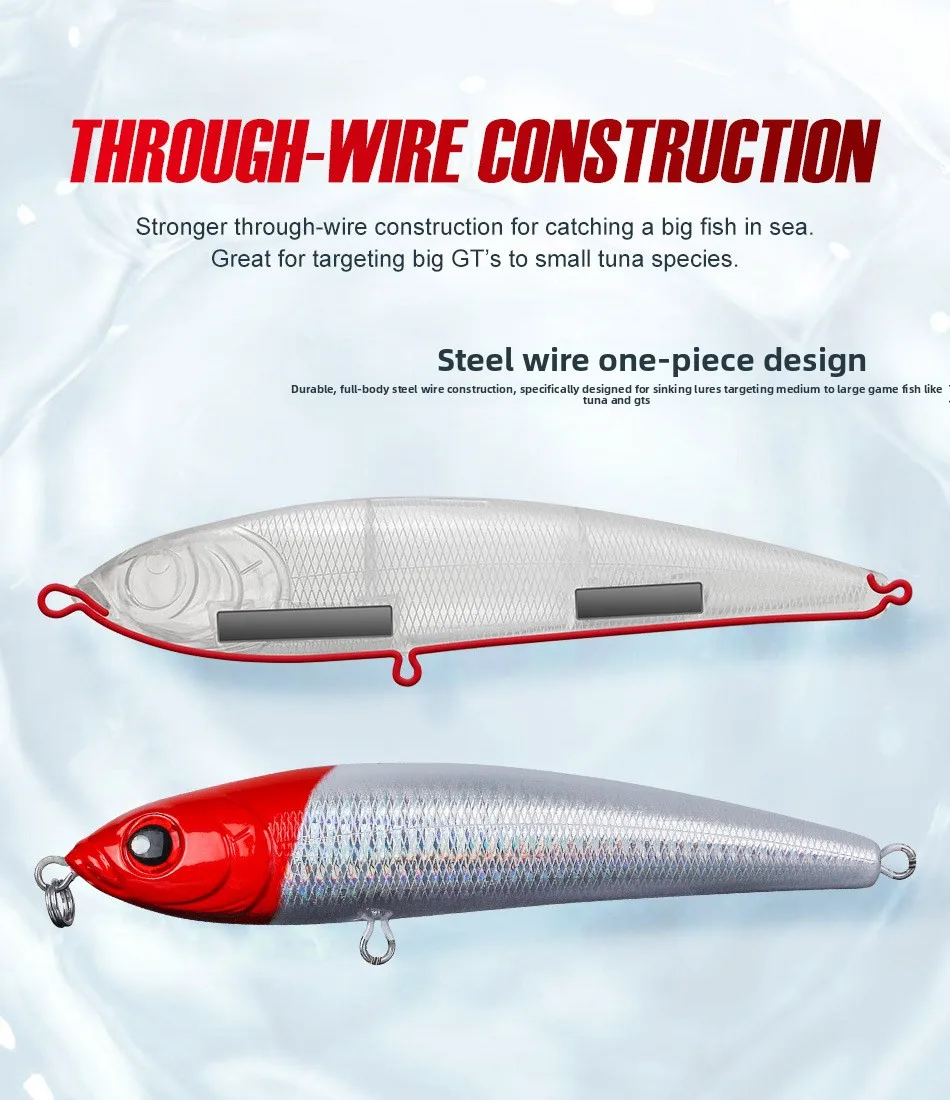 For Nobby Submerged Pencil Sea Fishing ABS Lure - view 7