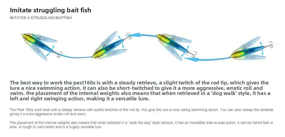 For Nobby Stainless Steel Submerged Mino Stainless Steel Lure - view 6
