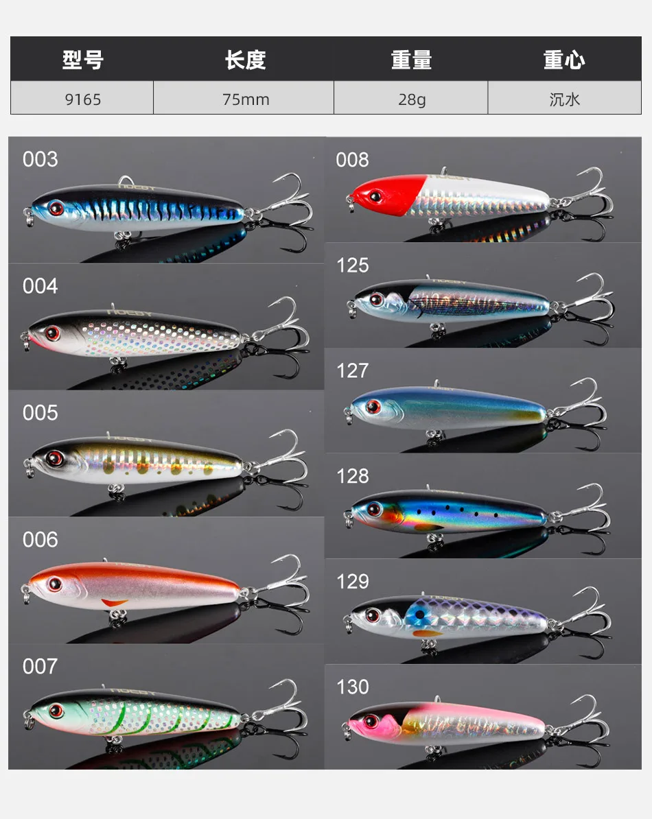 Factory Wholesale Stainless Steel 75mm 28g Stainless Steel Lure - view 8
