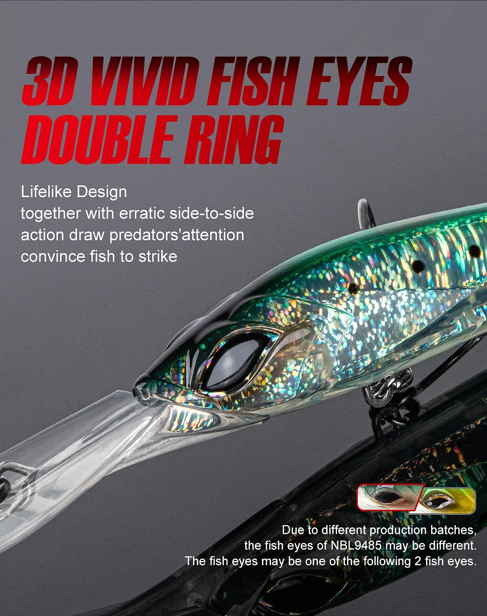 For Nobby Bionic ABS 90g Luya ABS Lure - view 9