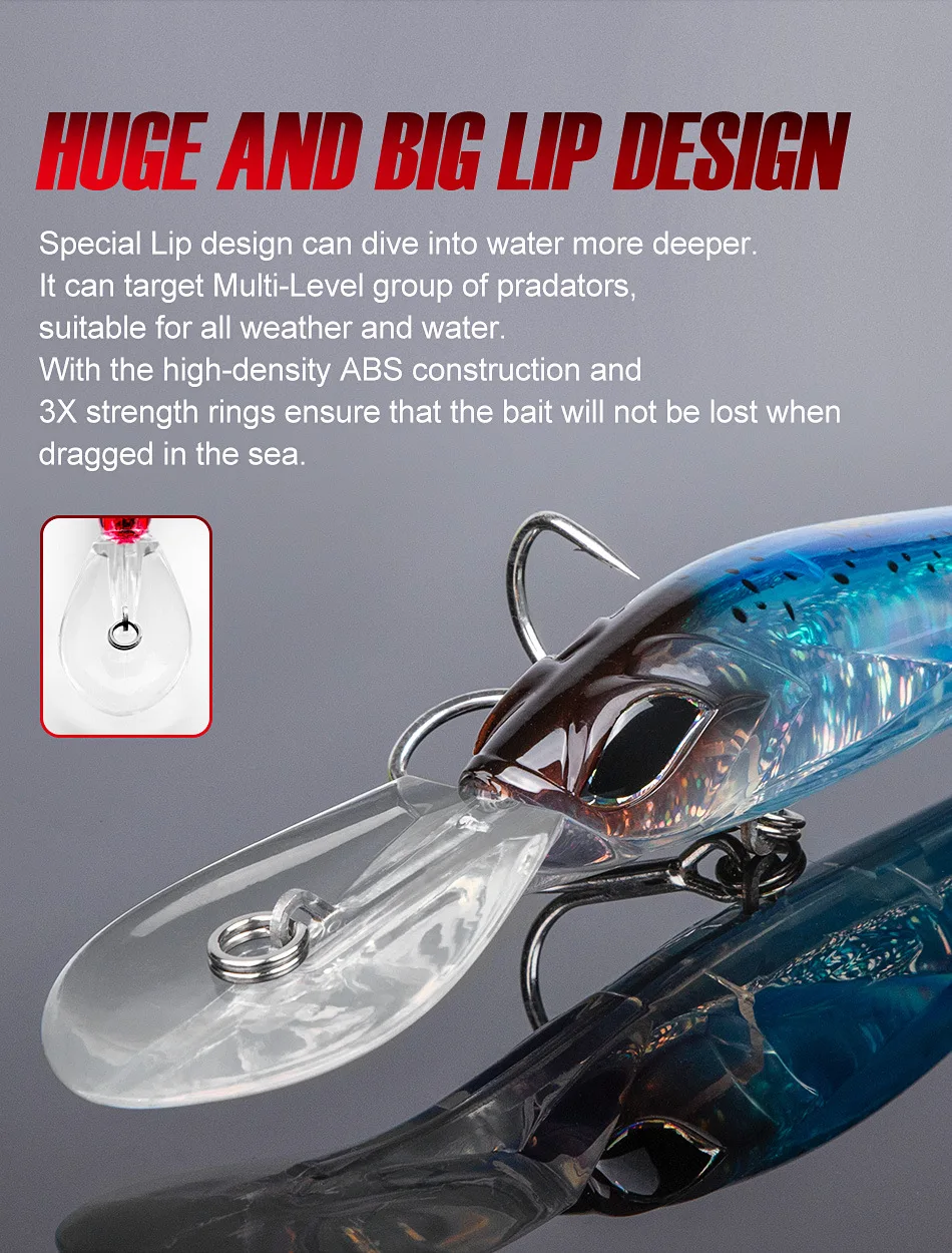 For Nobby Bionic ABS 90g Luya ABS Lure - view 12