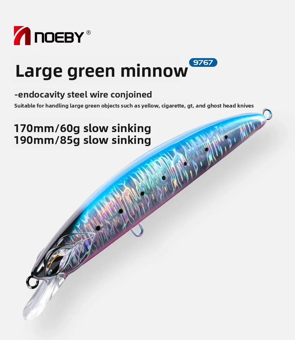 For Nobby Large Mino Luya Bait ABS Lure - view 10