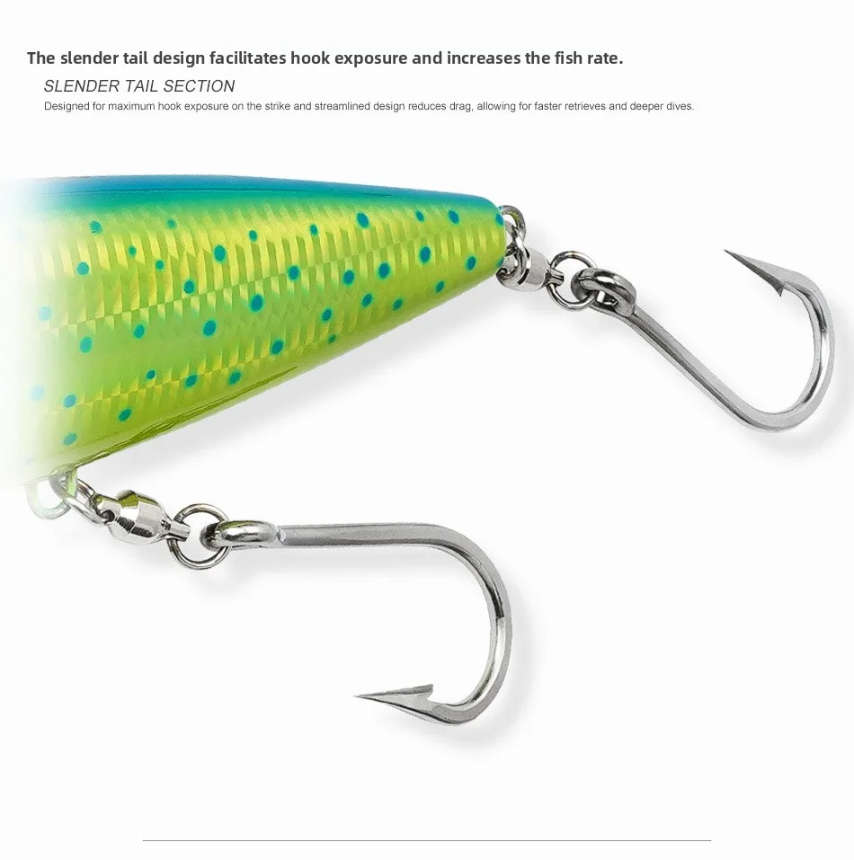 For Nobi Sea Fishing Trolling VIB Stainless Steel Lure - view 11