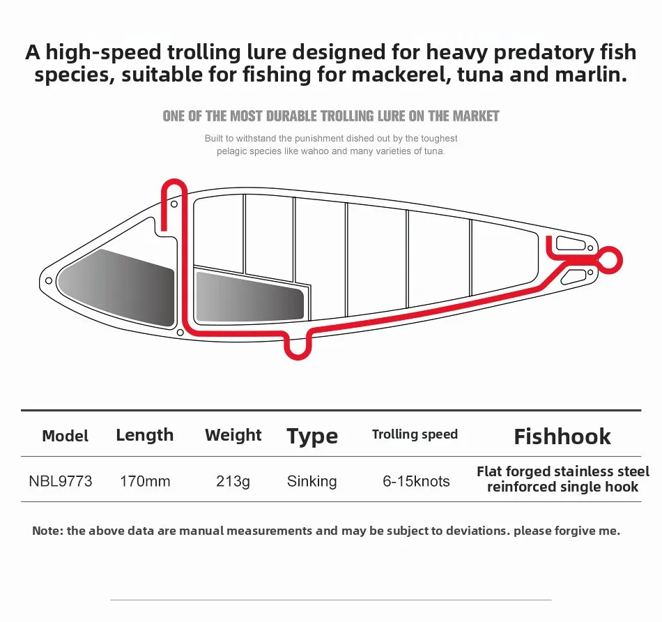 For Nobi Sea Fishing Trolling VIB Stainless Steel Lure - view 14