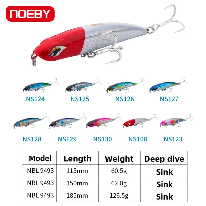 For Nobby Sinking Pencil Hard Bait ABS Lure - view 2