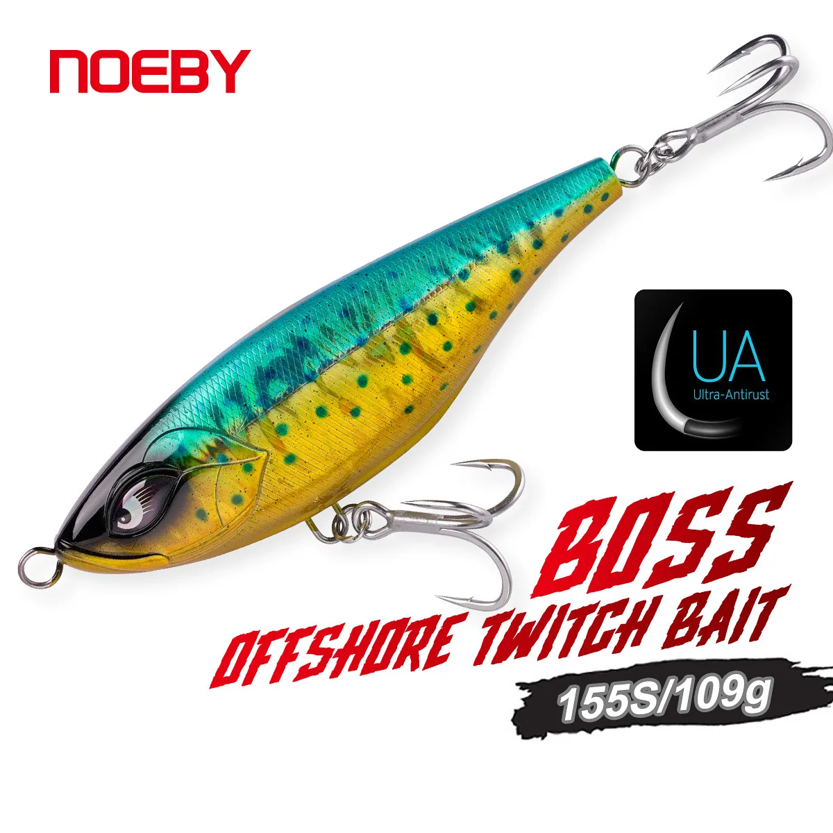 For Nobby Long Distance Luya Artificial Stainless Steel Lure - view 5