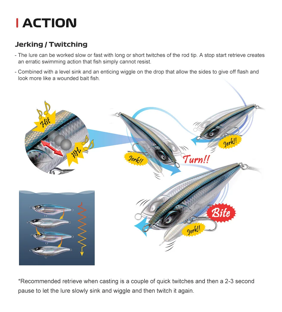 For Nobby Long Distance Luya Artificial Stainless Steel Lure - view 6