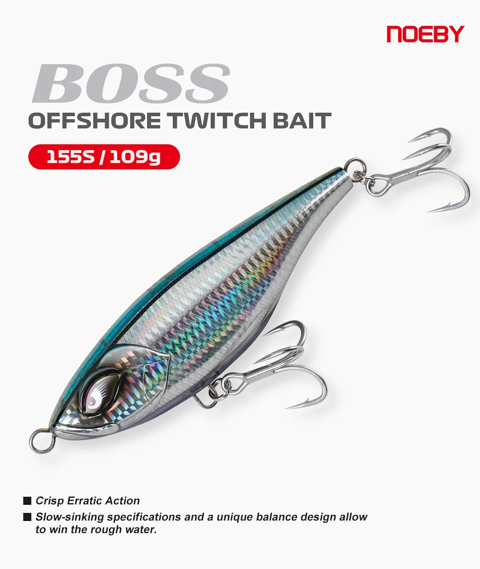 For Nobby Long Distance Luya Artificial Stainless Steel Lure - view 18