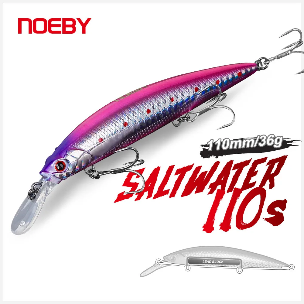For Nobi Luya Sea Bass Sea ABS, PVC Minnow Lure - view 2