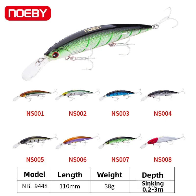 For Nobi Luya Sea Bass Sea ABS, PVC Minnow Lure - view 3