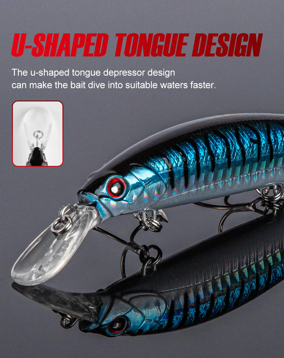 For Nobi Luya Sea Bass Sea ABS, PVC Minnow Lure - view 8