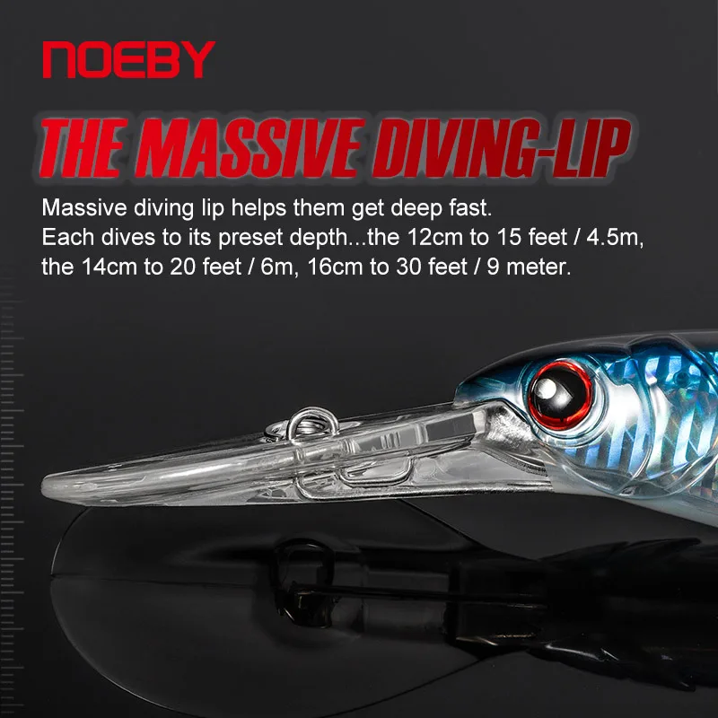 For Nobby Sinking Luya Bait 16cm73g Stainless Steel Lure - view 2