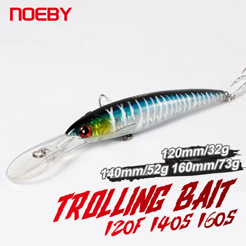 For Nobby Sinking Luya Bait 16cm73g Stainless Steel Lure - view 5