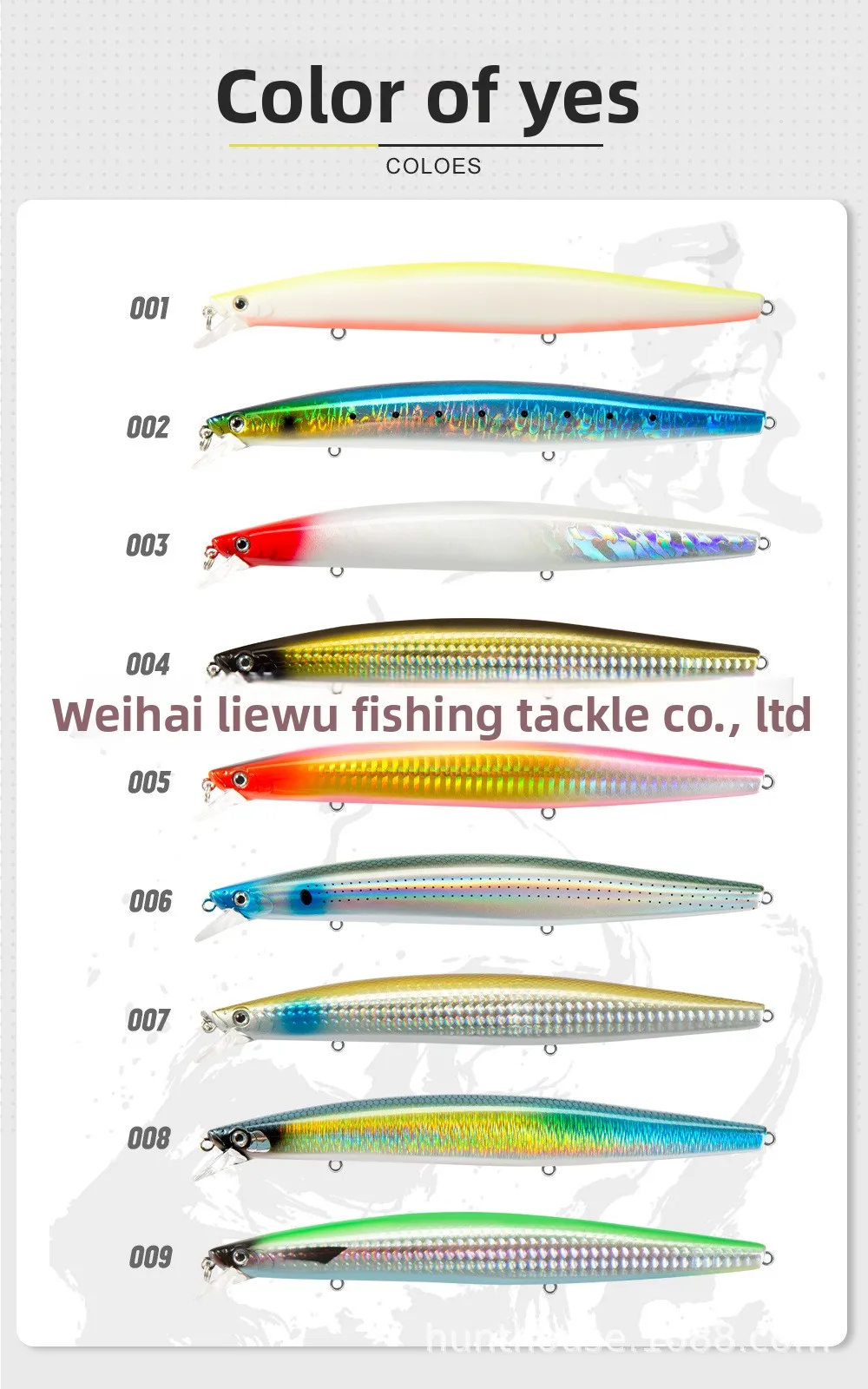 Japanese style Artificial Hard Bait Long None Lure - view 7