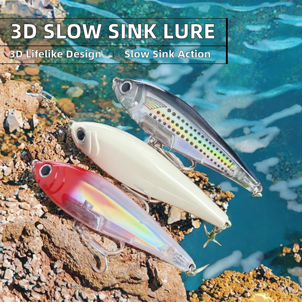 Huiping 3D Inshore Twitchbait 90ss Slow ABS Pencil Lure - view 2