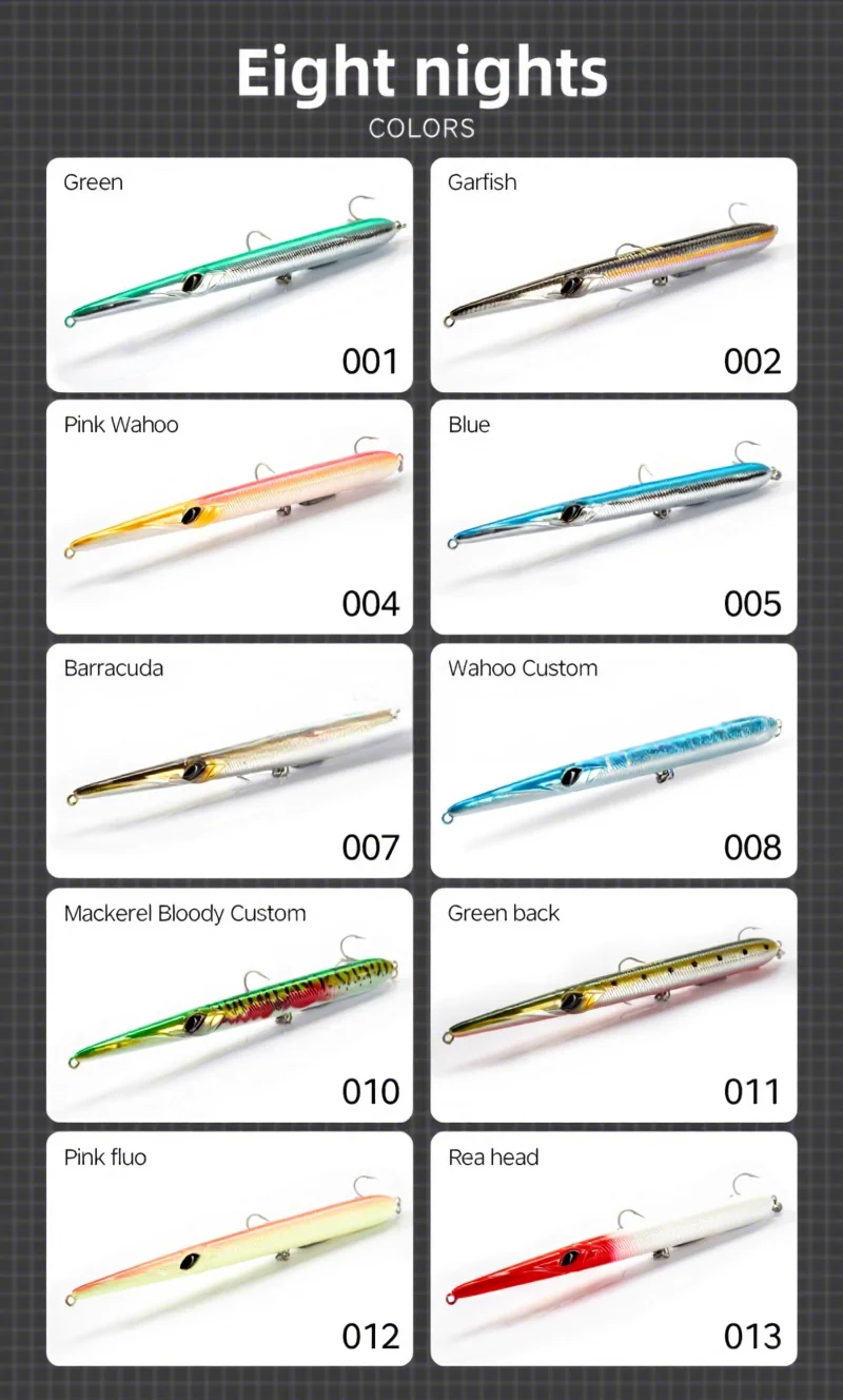 Big Javelin Artificial Hard Bait Pencil steel wire Fish bait - view 11