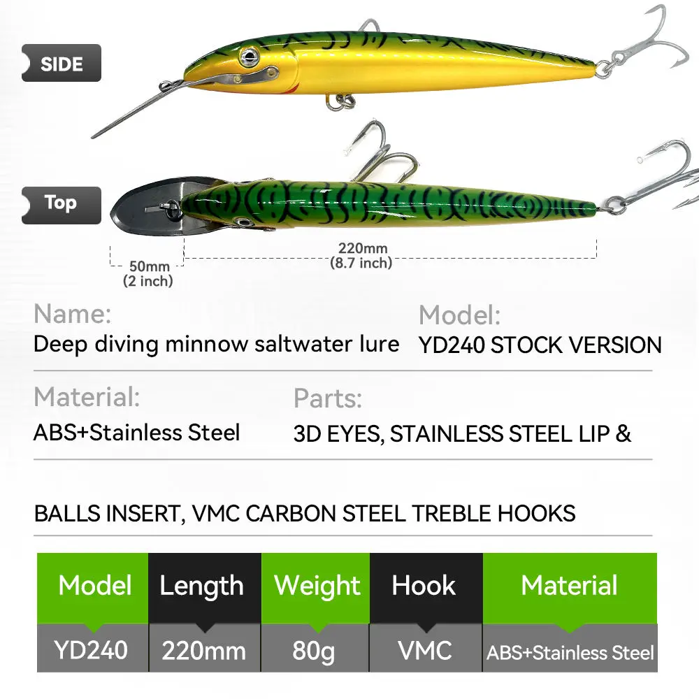 80g Wholesale Plastic Hard Lure 4 ABS Jerkbait - view 7