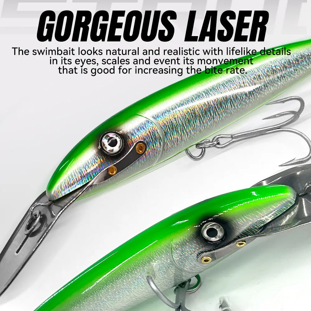 80g Wholesale Plastic Hard Lure 4 ABS Jerkbait - view 9