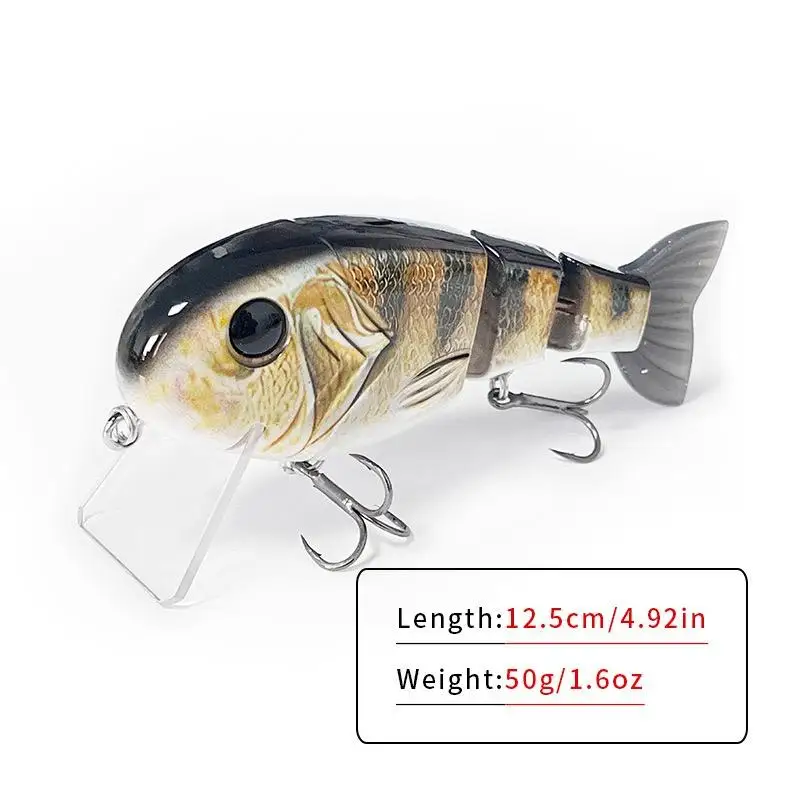 Floating Multi Jointed ABS Hard Lure ABS Jerkbait - view 6