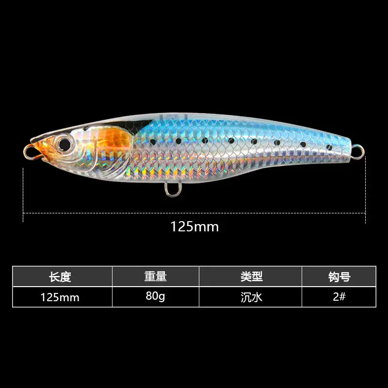 125mm 80g High Quality Hard Bait Plastic Crankbait, Hard Lure - view 5