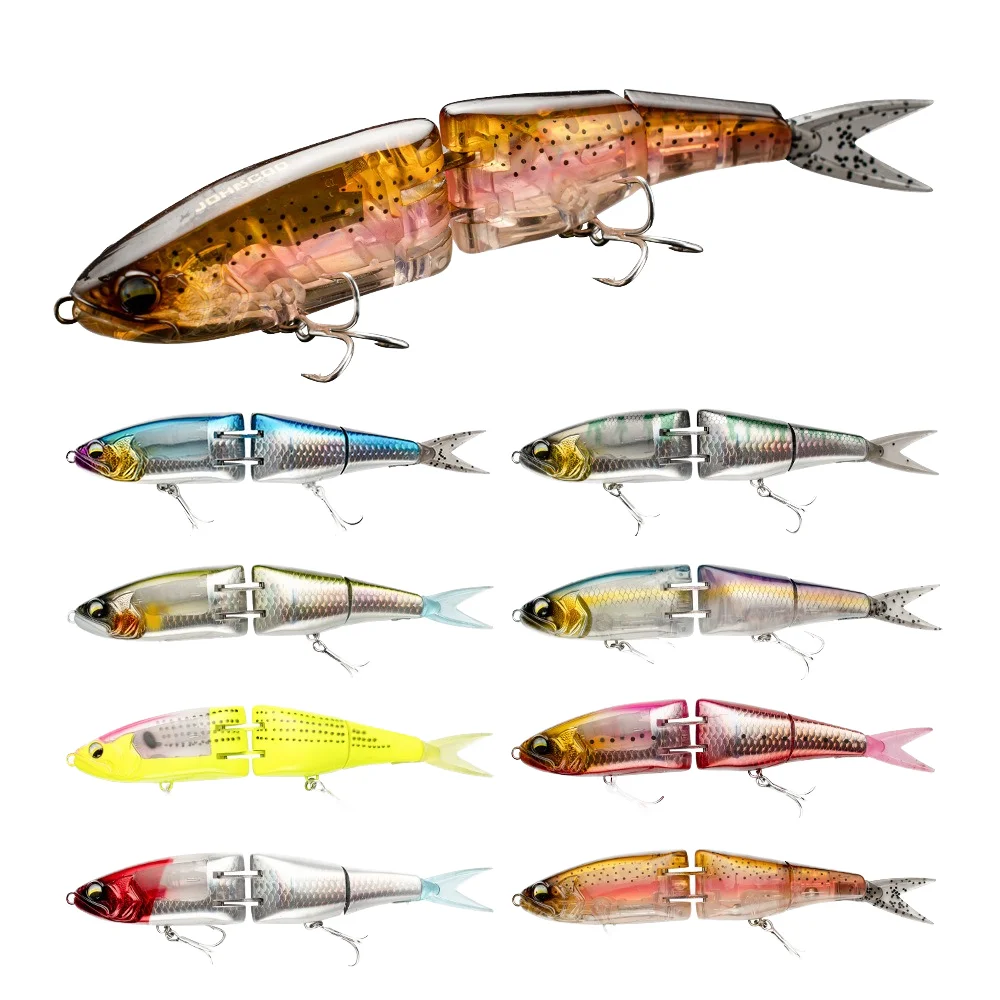 Floating Multi Joint Trolling Gliding Hard ABS Jerkbait - view 3