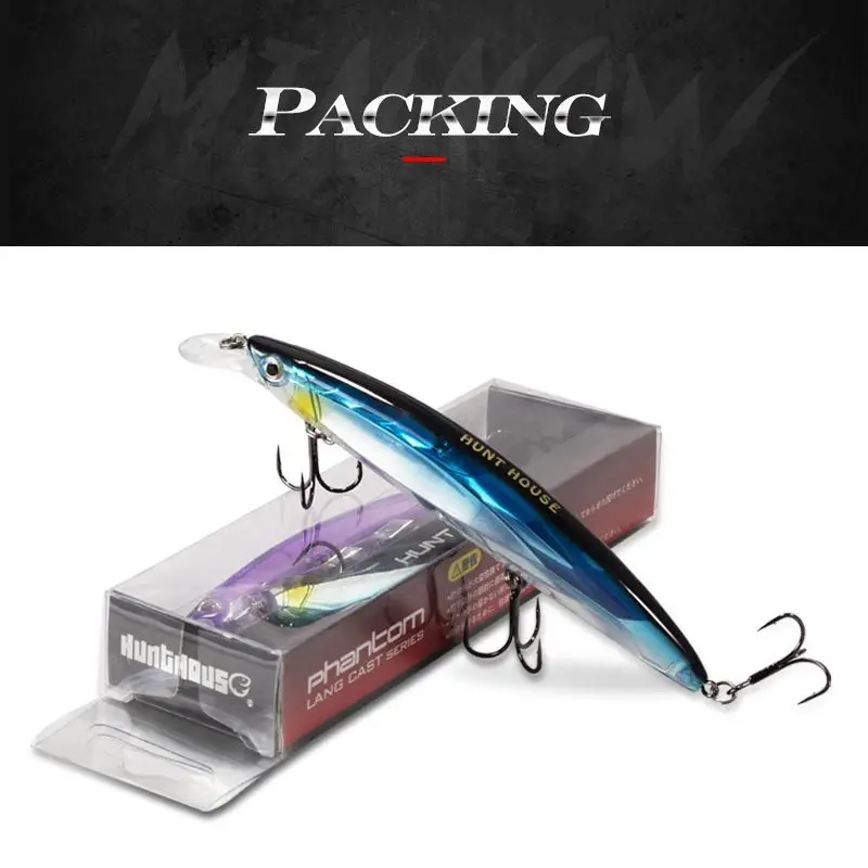 Laser Long Tail Crankbait Luminous Floating