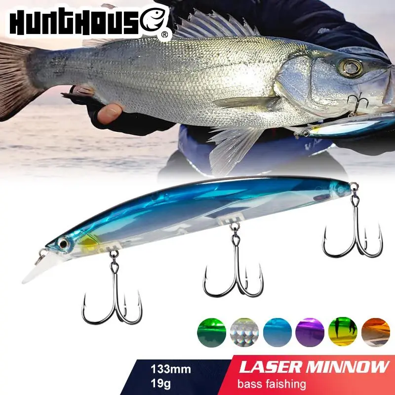 Laser Long Tail Crankbait Luminous Floating None Lure - view 3