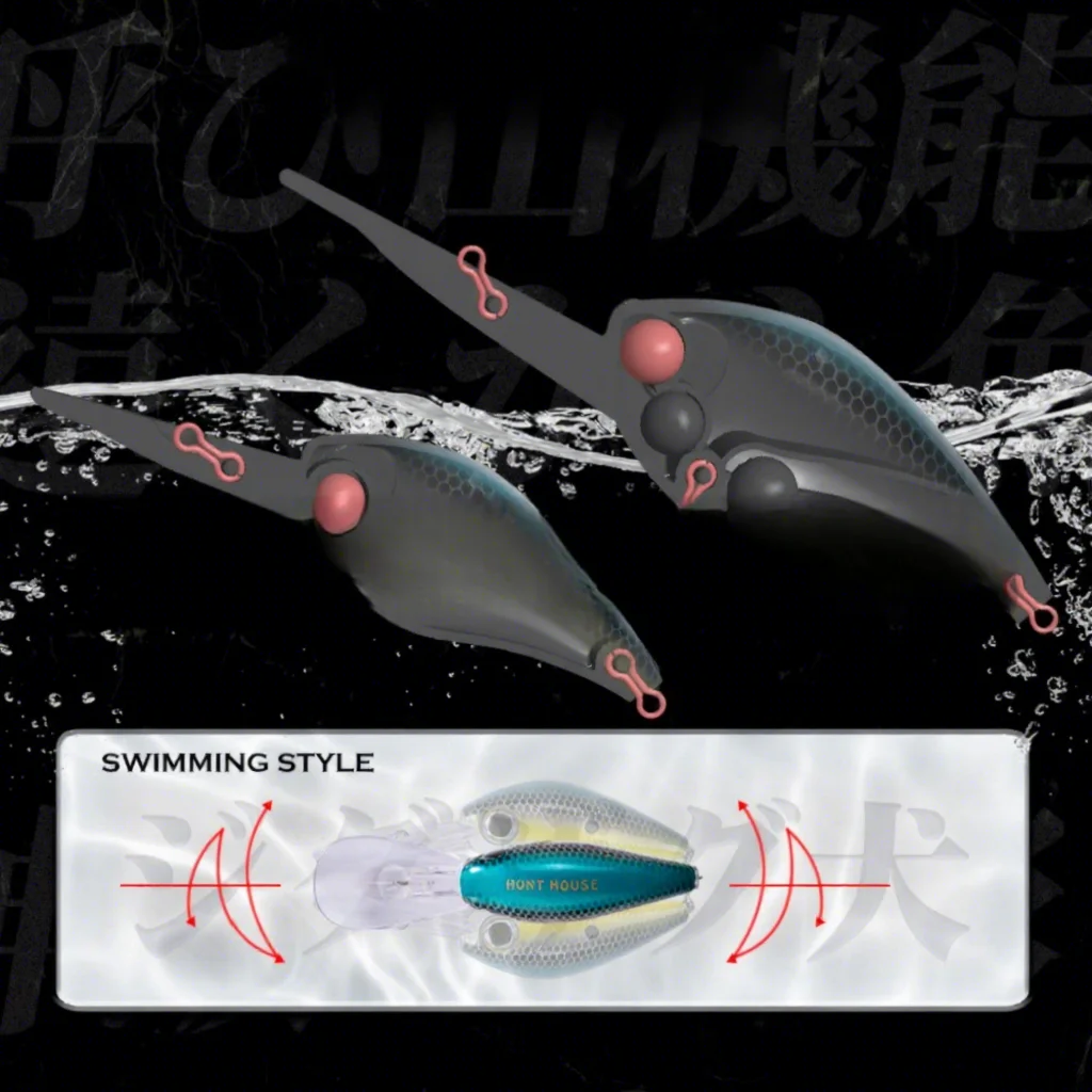 Lure Fat Minnow Floating Twitching Diving None Lure - view 3