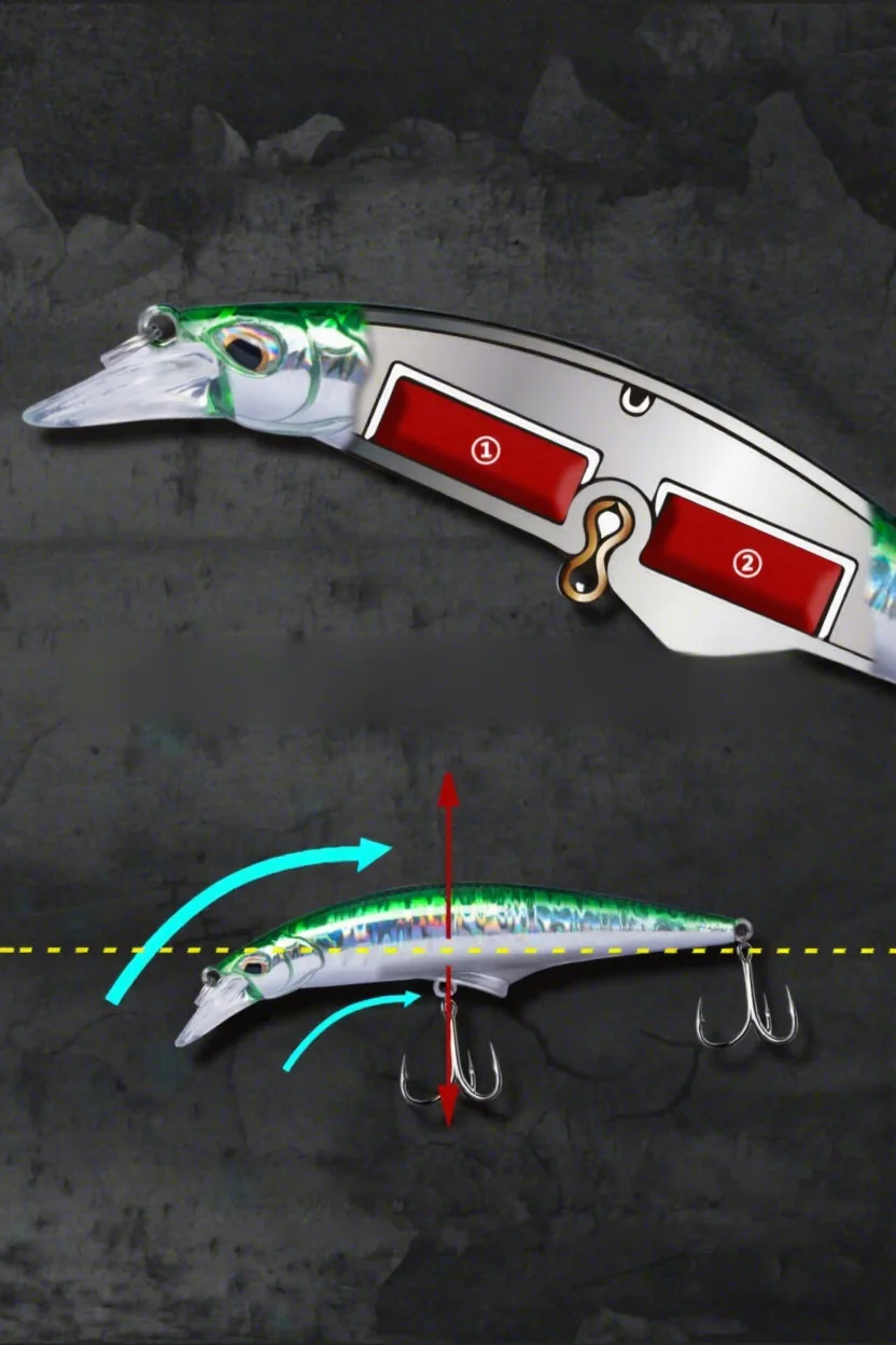 New Style Quivering Minnow Sinking Artificial None Lure - view 2