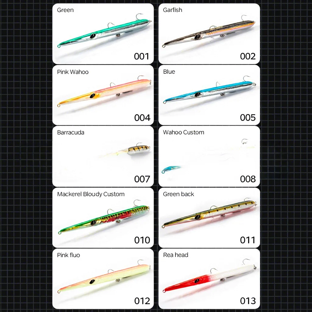 Big Javelin Lure Pencil Bait Artificial steel wire Fish bait - view 4