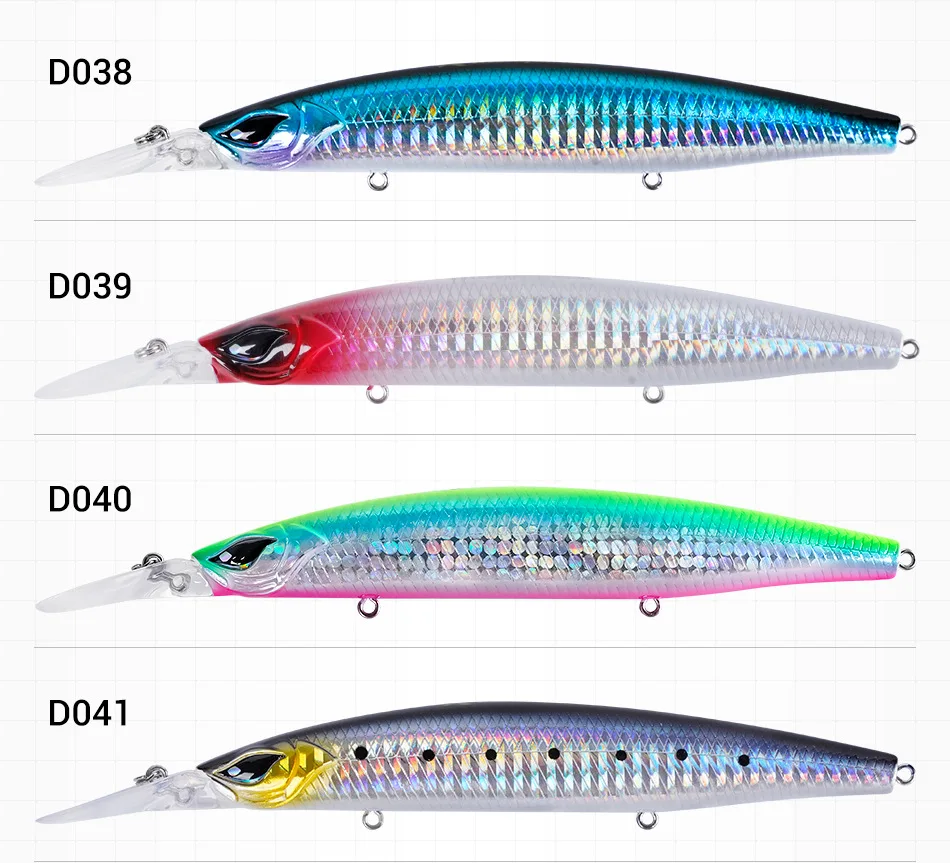 For Submersible Minnow Lure 125mm 26g ABS Fish bait - view 13