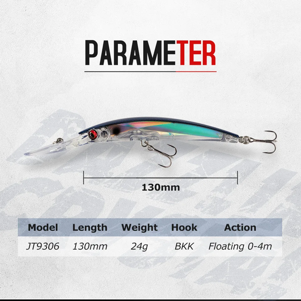 JTLURE Cross Border Bionic Fish Lure Stainless Steel None - view 3