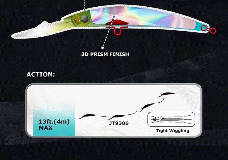 JTLURE Cross Border Bionic Fish Lure Stainless Steel None - view 8
