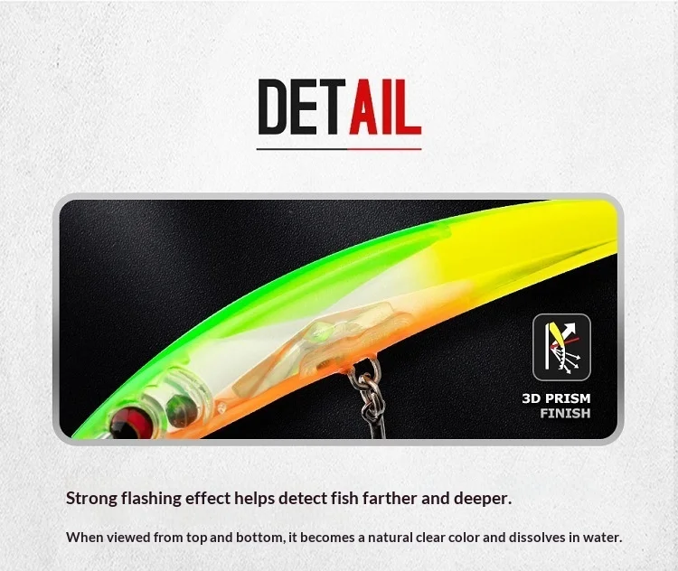 JTLURE Cross Border Bionic Fish Lure Stainless Steel None - view 9