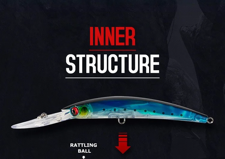 JTLURE Cross Border Bionic Fish Lure Stainless Steel None - view 11