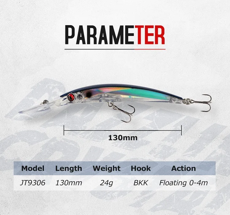 JTLURE Cross Border Bionic Fish Lure Stainless Steel None - view 13