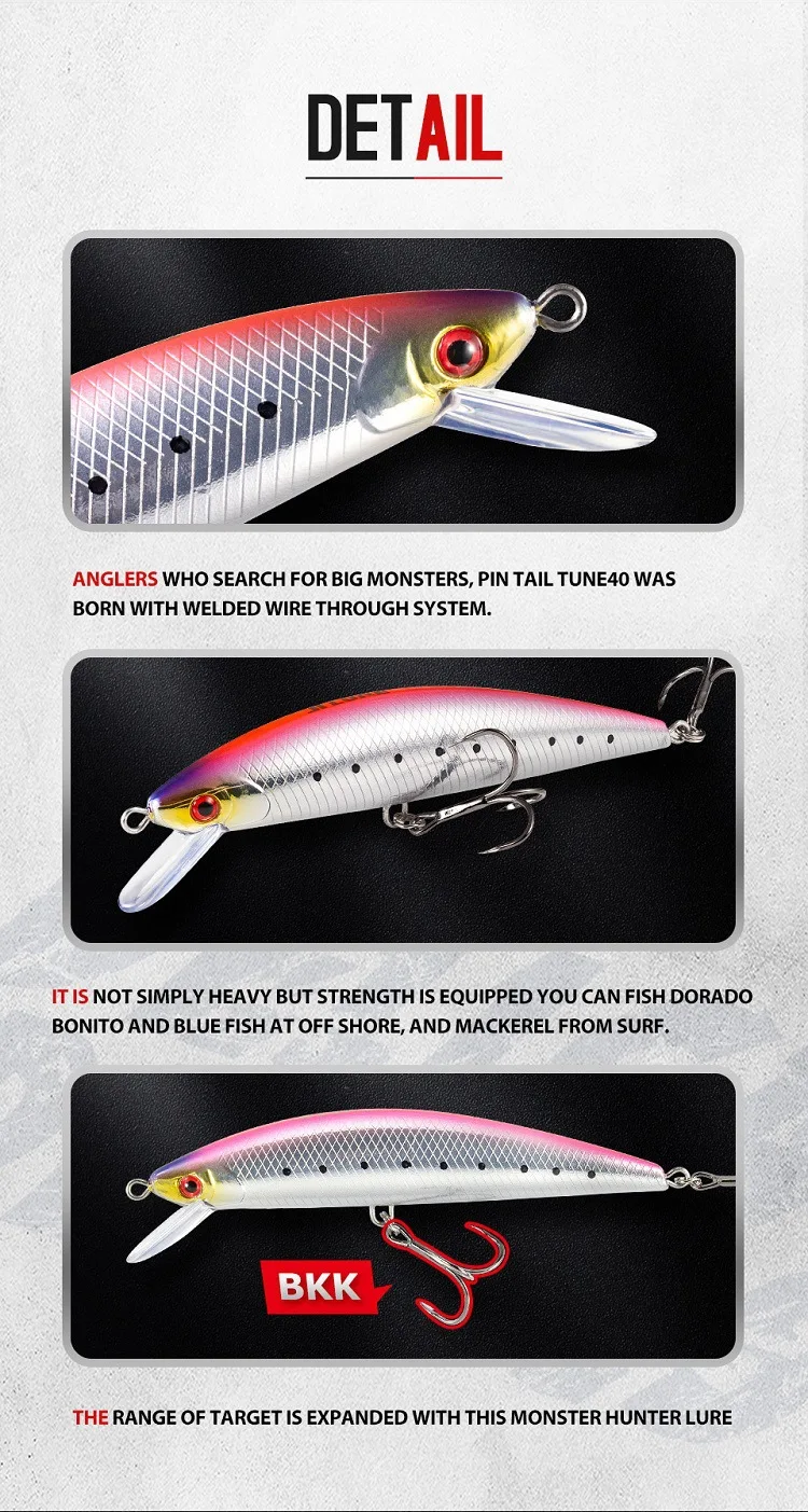Wholesale Cross Border JTLURE Bionic Lure ABS Hard Lure - view 8