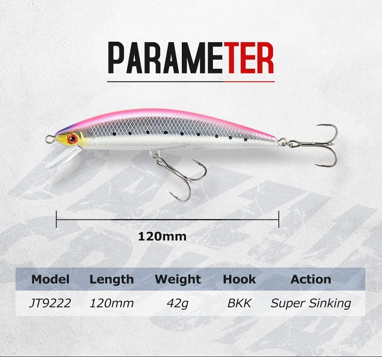 Wholesale Cross Border JTLURE Bionic Lure ABS Hard Lure - view 11