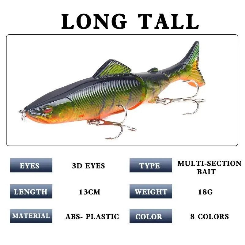 CHEERY Hard ABS Bass Trout Fishing ABS, Various Multi-Species Lure - view 3