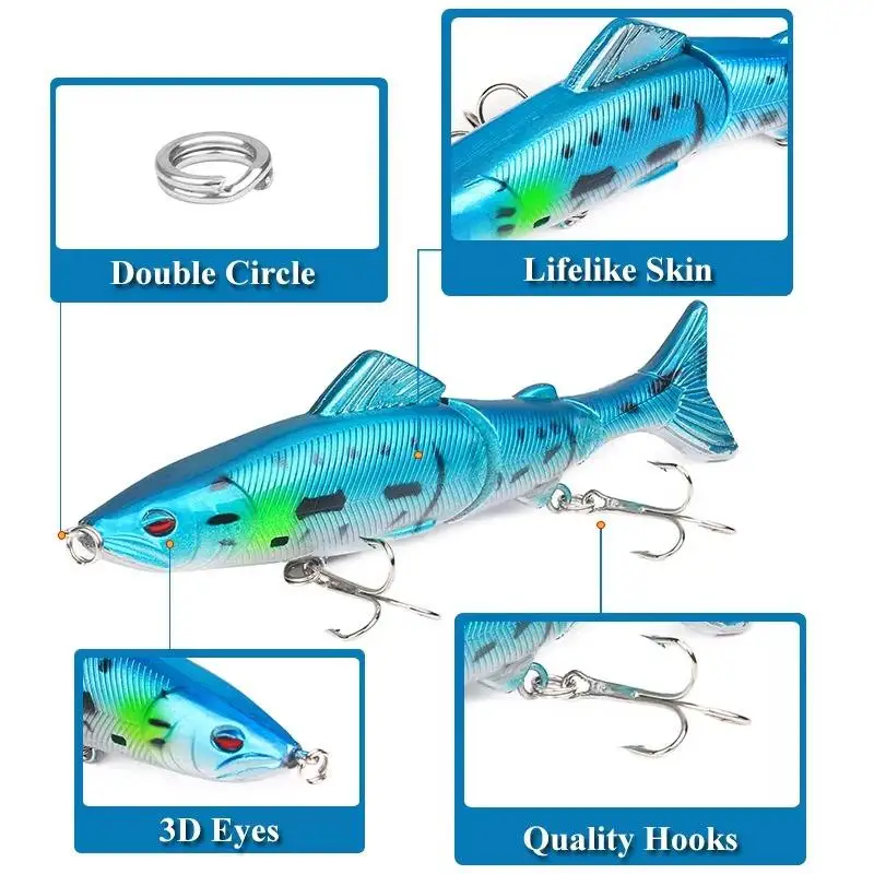 CHEERY Hard ABS Bass Trout Fishing ABS, Various Multi-Species Lure - view 9