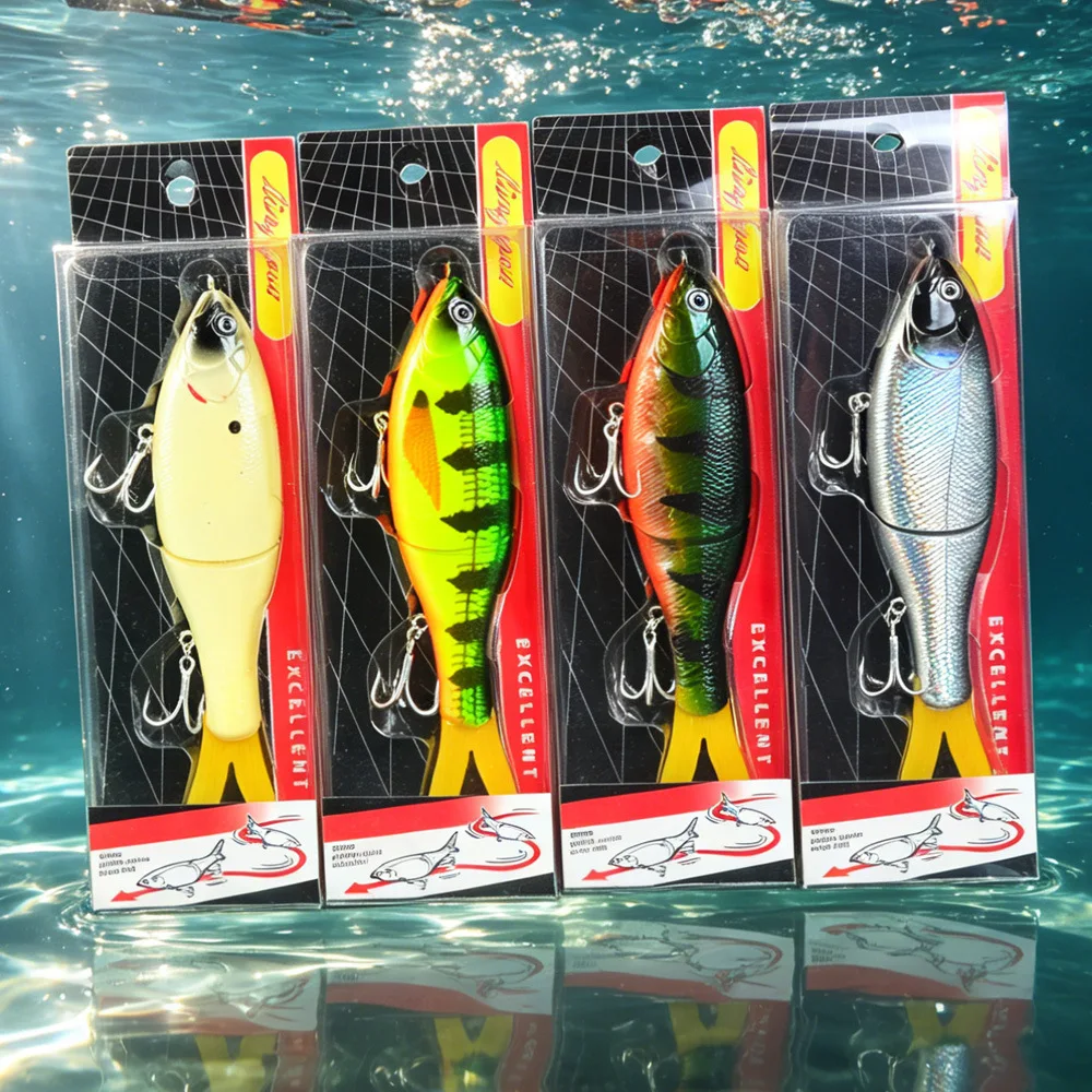 CHEERY New Tail Multi Jointed Fishing Plastic Various - view 3