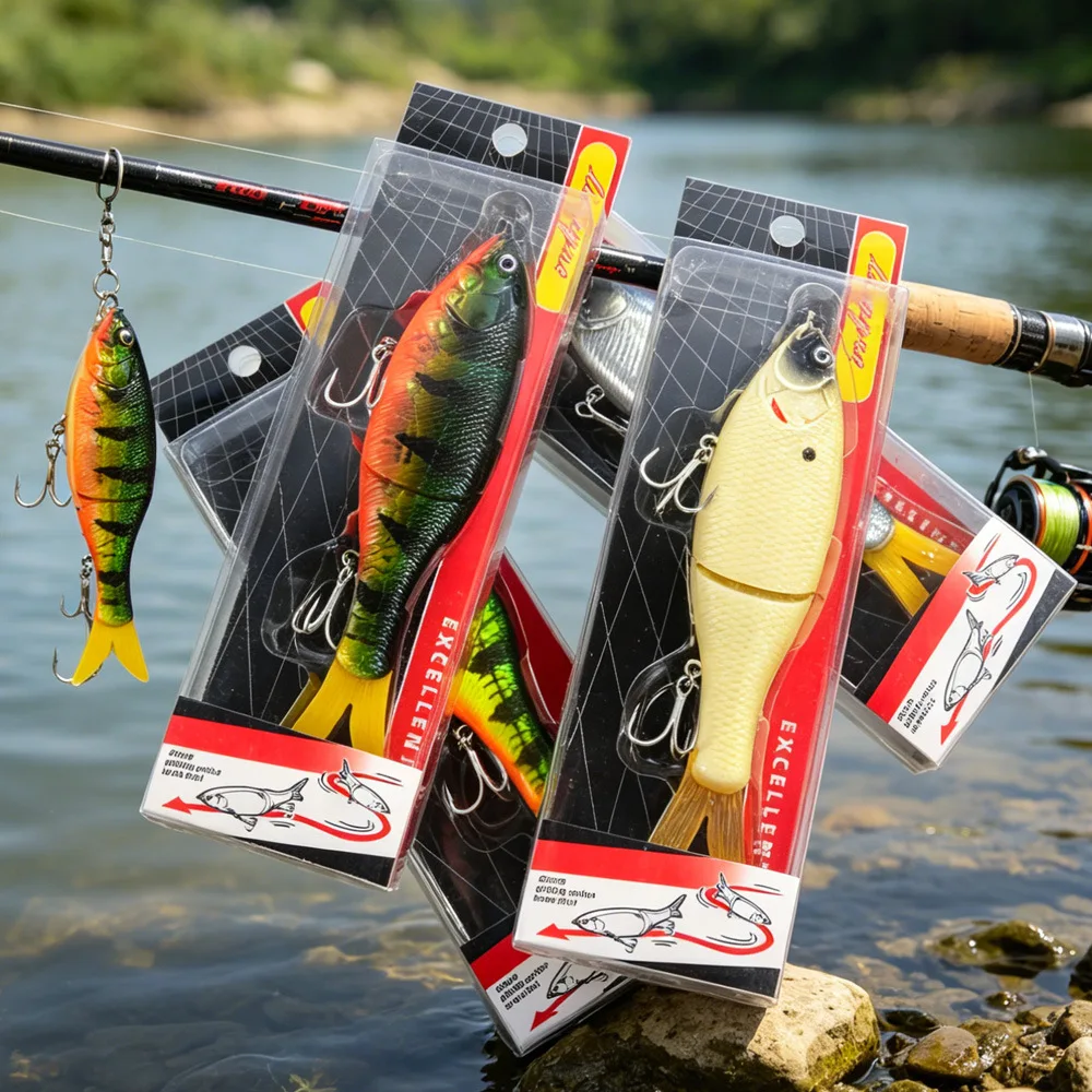 CHEERY New Tail Multi Jointed Fishing Plastic Various - view 4